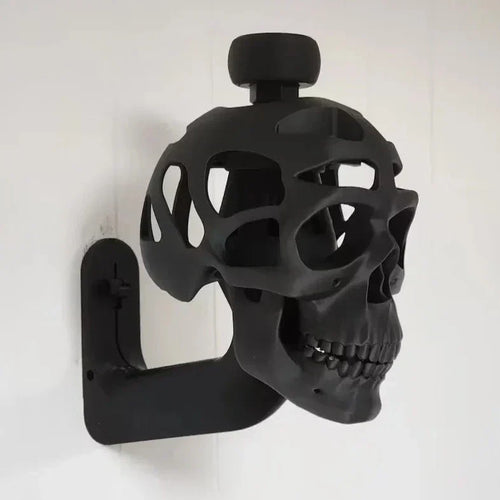 3D Skull Helmet Showcase Stand