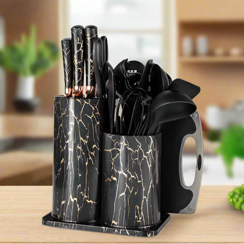 29-Piece Kitchen and Knife Set for Chefs