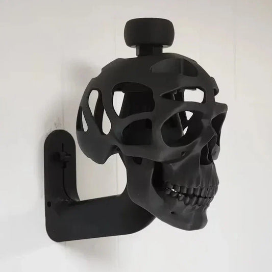 Stylish 3D Skull Helmet Showcase Stand