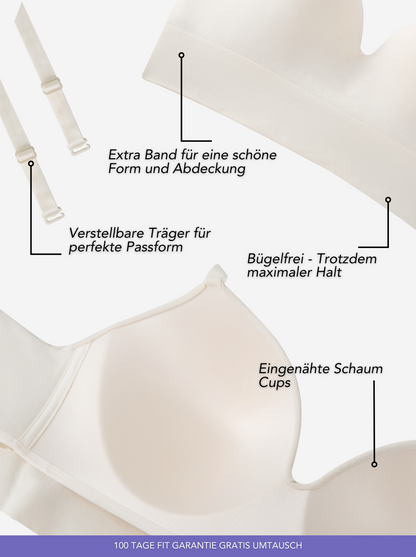 Seamless Balconette Bra for Full Coverage Comfort and Style