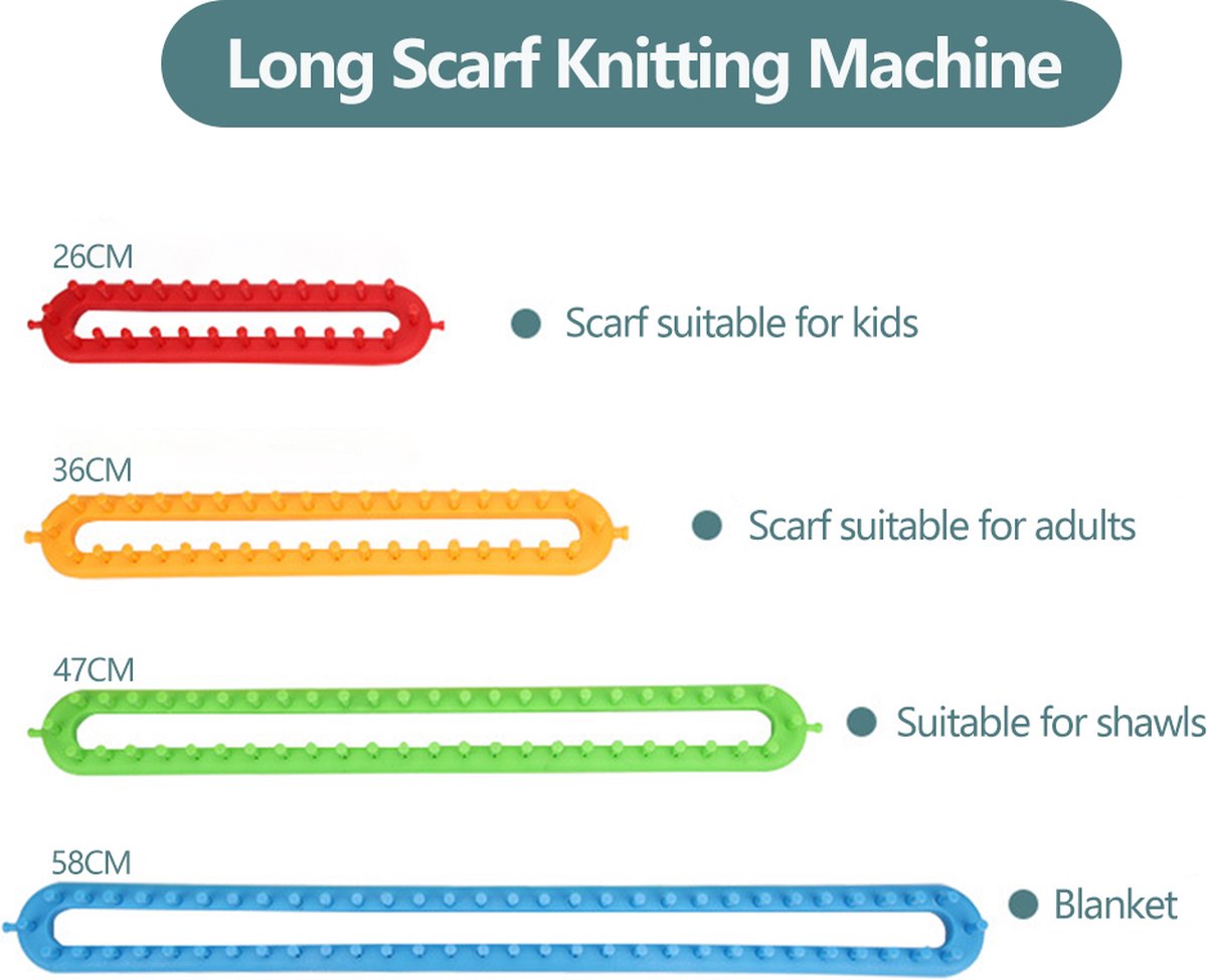 Needle-Free Knitting Frame | Portable Tool for Quick Projects