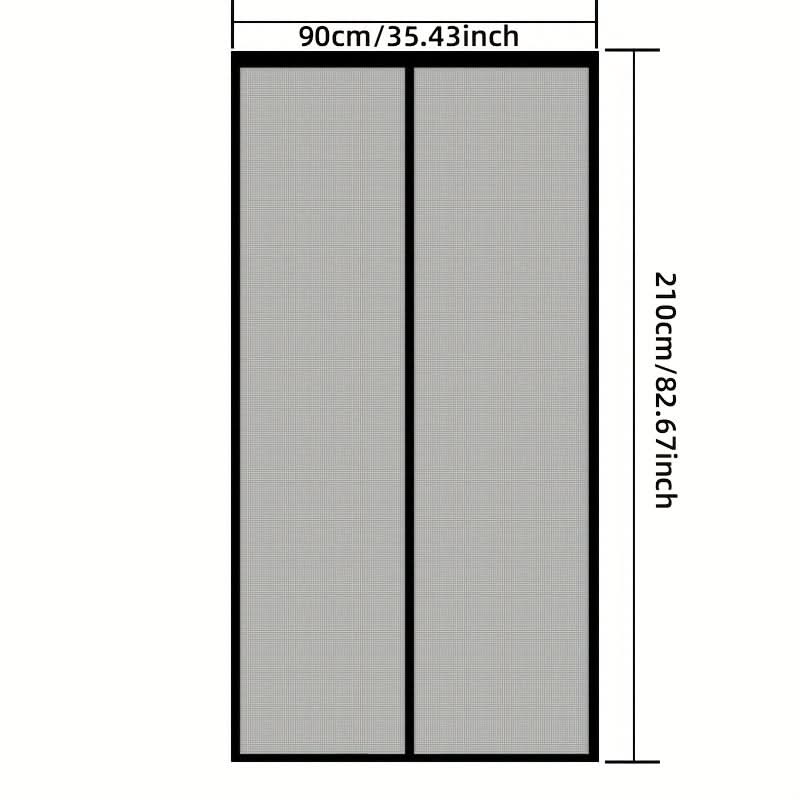 Magnetic Mesh Door Curtain for Insect Protection – Hands-Free Access