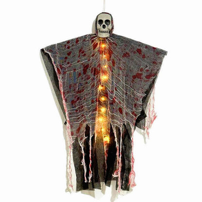 Luminous Blood Red Skull Ghost – Halloween Hanging Decoration