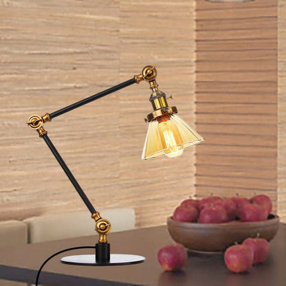 Clear Glass Conical Lamp for Stylish Home Lighting