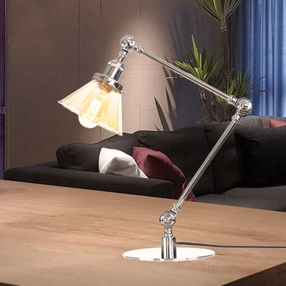 Clear Glass Conical Lamp for Stylish Home Lighting