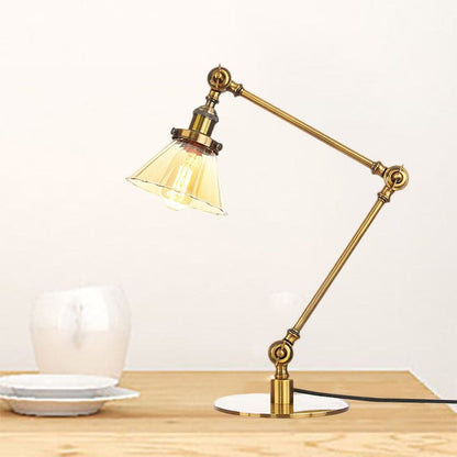 Clear Glass Conical Lamp for Stylish Home Lighting