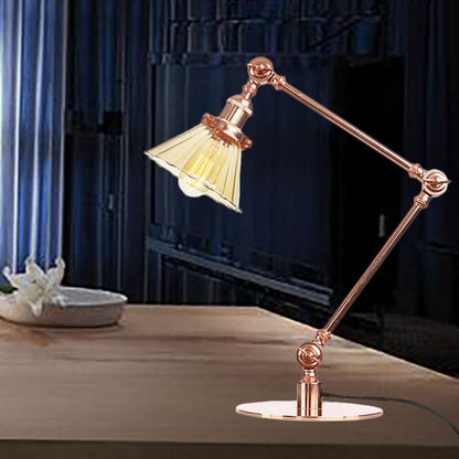Clear Glass Conical Lamp for Stylish Home Lighting