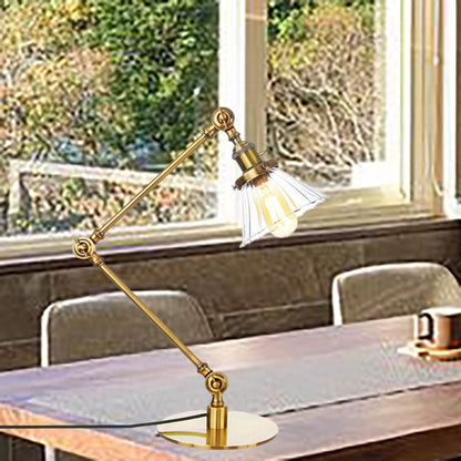 Clear Glass Conical Lamp for Stylish Home Lighting