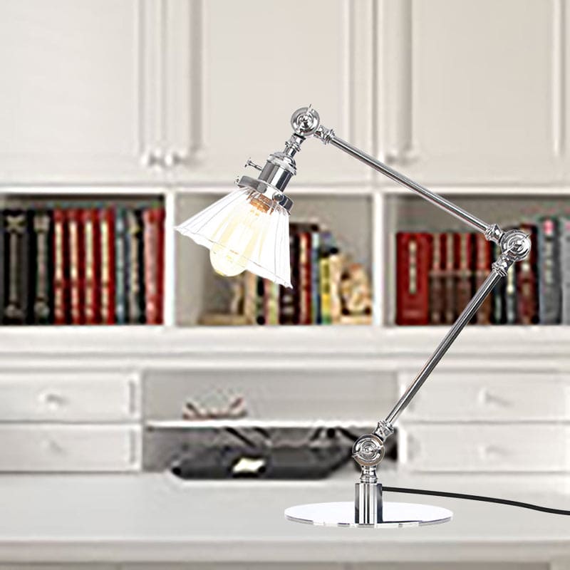 Clear Glass Conical Lamp for Stylish Home Lighting