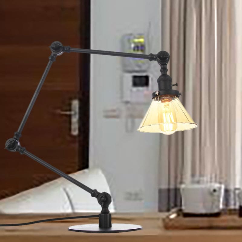 Clear Glass Conical Lamp for Stylish Home Lighting
