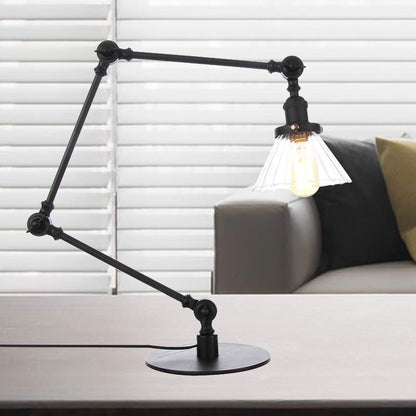 Clear Glass Conical Lamp for Stylish Home Lighting