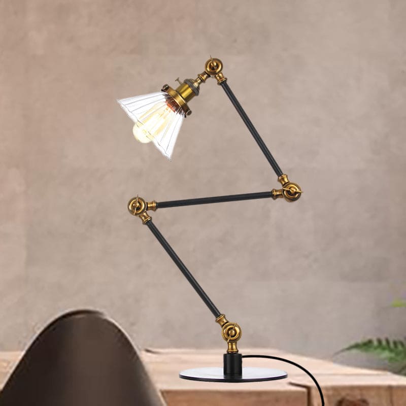 Clear Glass Conical Lamp for Stylish Home Lighting