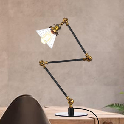 Clear Glass Conical Lamp for Stylish Home Lighting