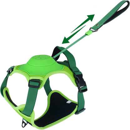 Dog Harness with Retractable Leash Set – All-in-One Solution