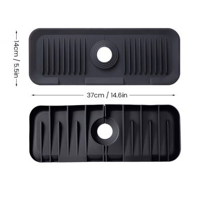 Ultimate Silicone Mat for Kitchen Faucets with Smart Drainage