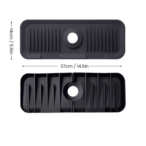 Ultimate Silicone Mat for Kitchen Faucets with Smart Drainage