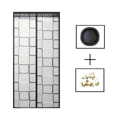Magnetic Thermal Door Curtain – Insulating Against Cold and Drafts