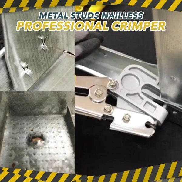 Effortless Metal Connector Tool | One-Handed Crimping Pliers