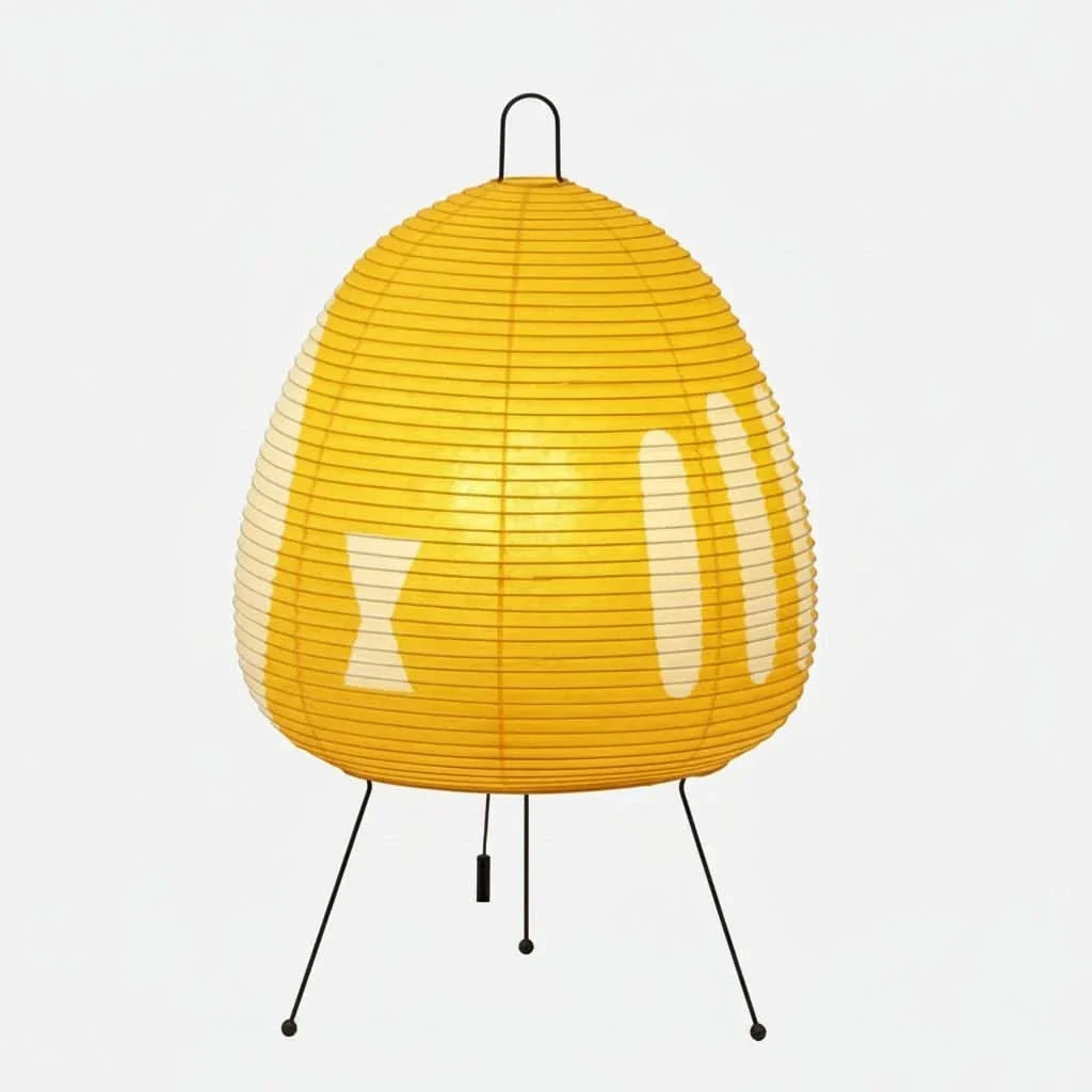 Japanese Rice Paper Lamp for Soft Ambient Light – Home Decor