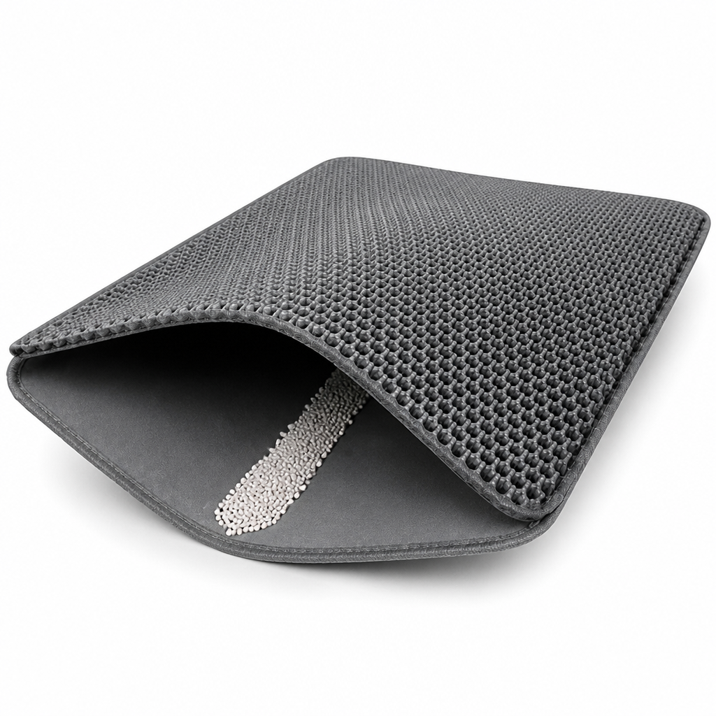Ultimate Cat Litter Guard: Waterproof and Slip-Resistant Mat