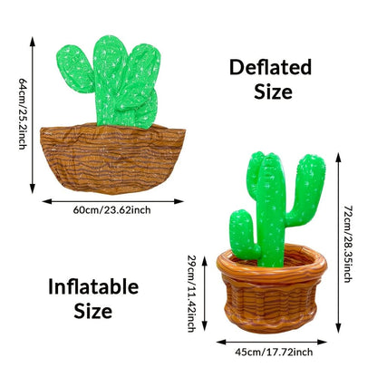 Inflatable Cactus Beverage Cooler for Parties