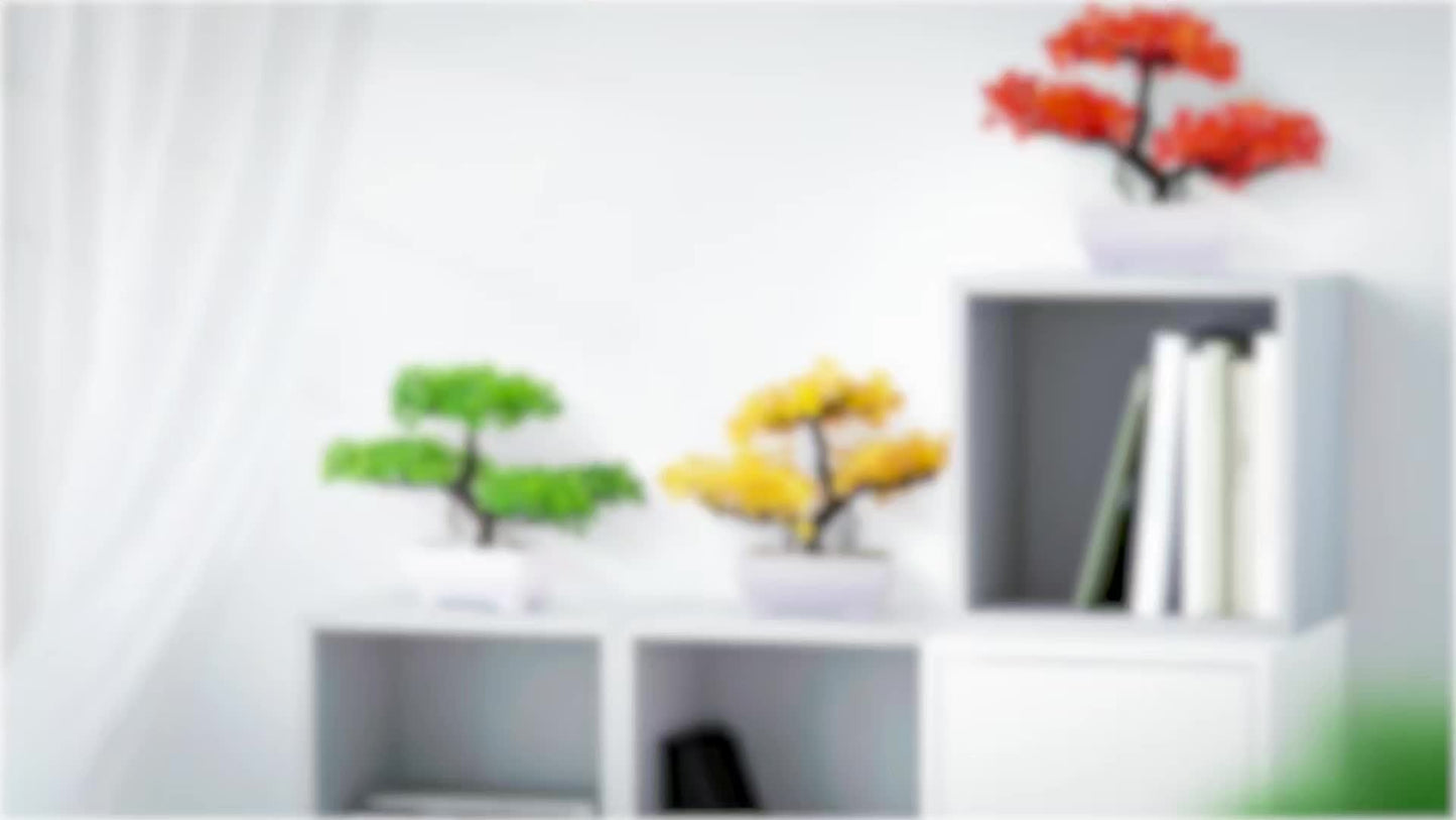 Green Potted Table Plant – Seasonal Atmospheric Home Decor