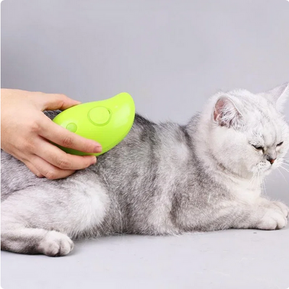 All-in-One Pet Grooming Steam Brush for Effortless Care