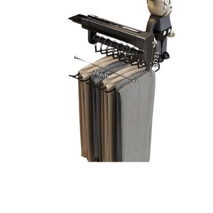 Retractable Clothes Rack for Closet Organization
