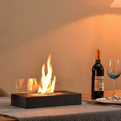 Tabletop Bioethanol Fireplace for Warm and Inviting Atmosphere