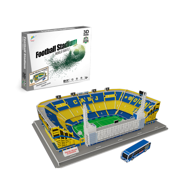 3D Football Stadium Puzzle Model