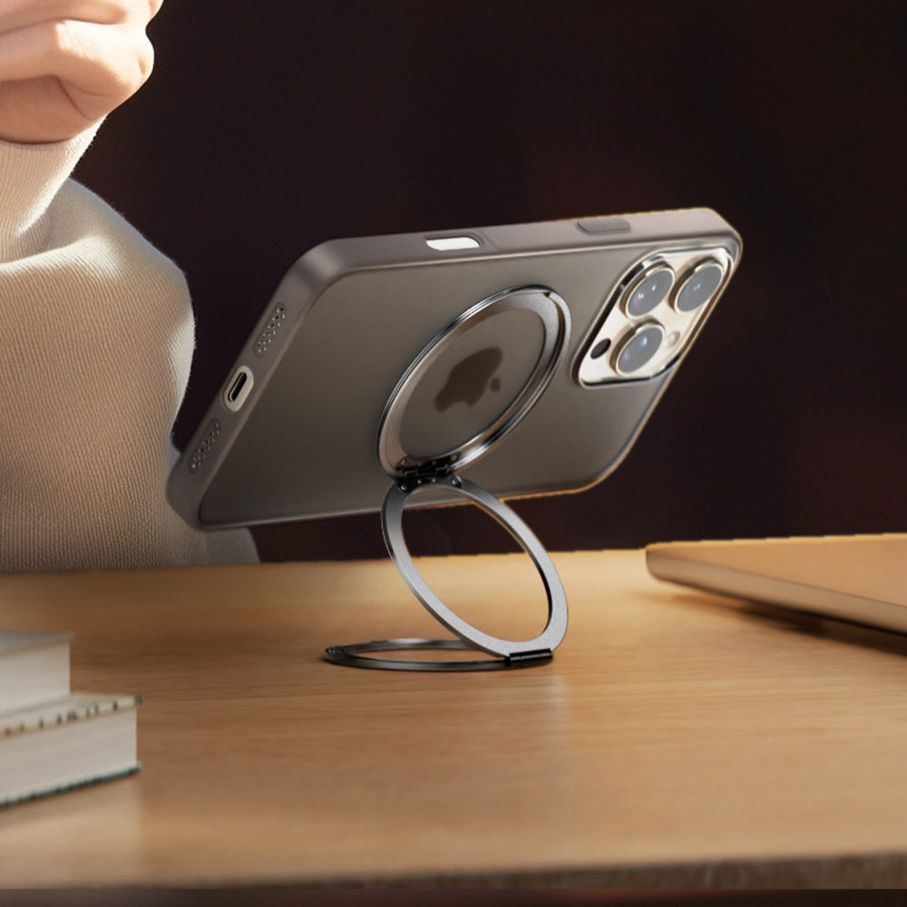 3-in-1 Phone Ring, Stand, and Grip with MagSafe – Sleek Tri-Fold Design