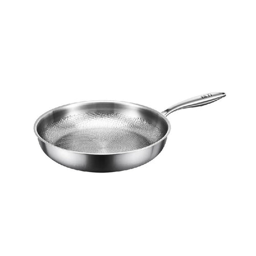 Non-Stick Hammered Cookware - Uncoated Titanium Frying Pan