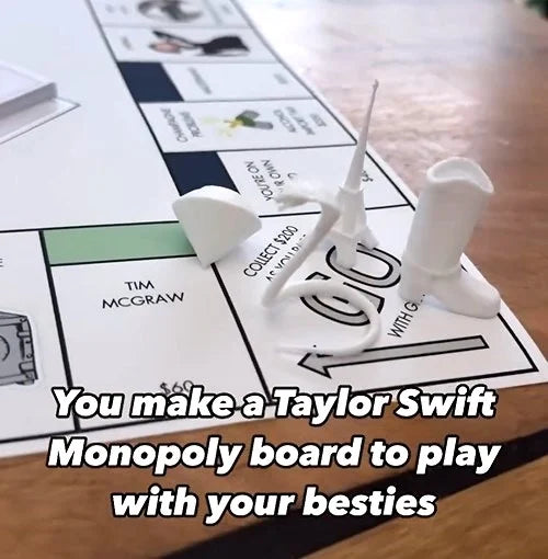 Monopoly Board Game - 'Swiftie' Edition by SWIFTOPOLY