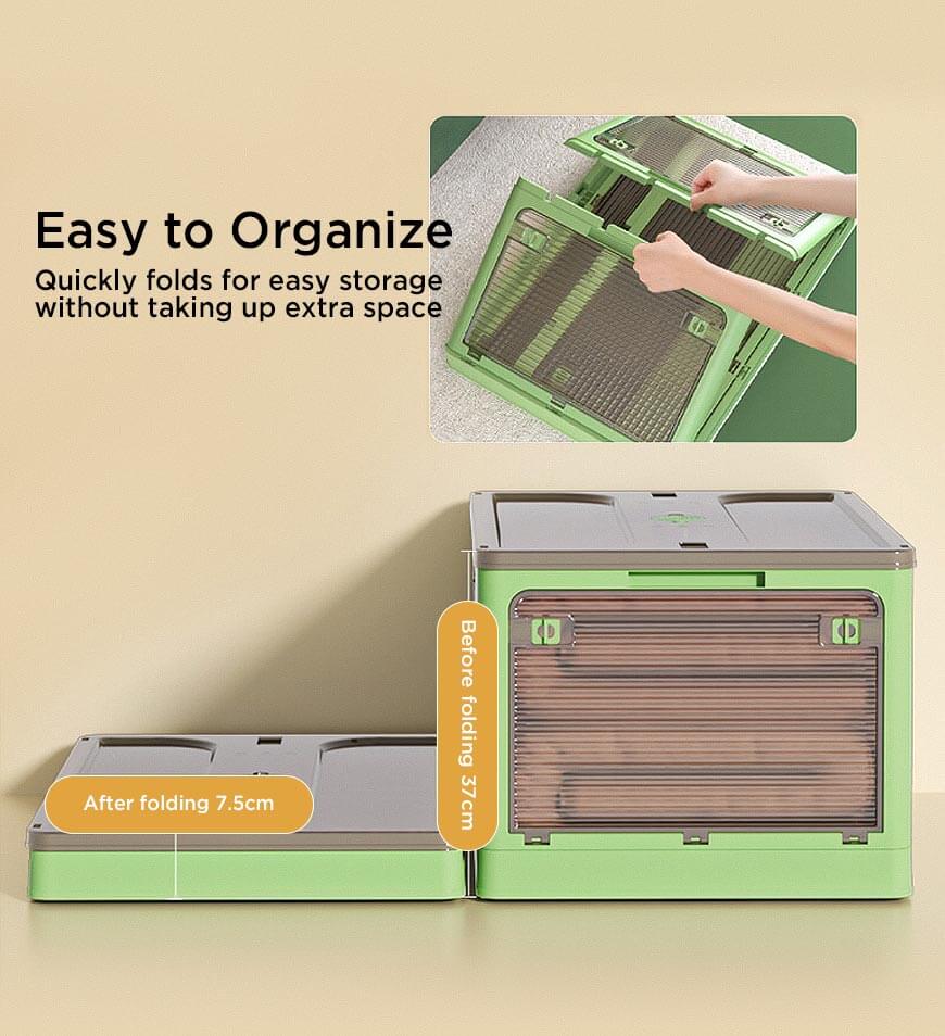 Versatile Collapsible Clear Storage Organizer