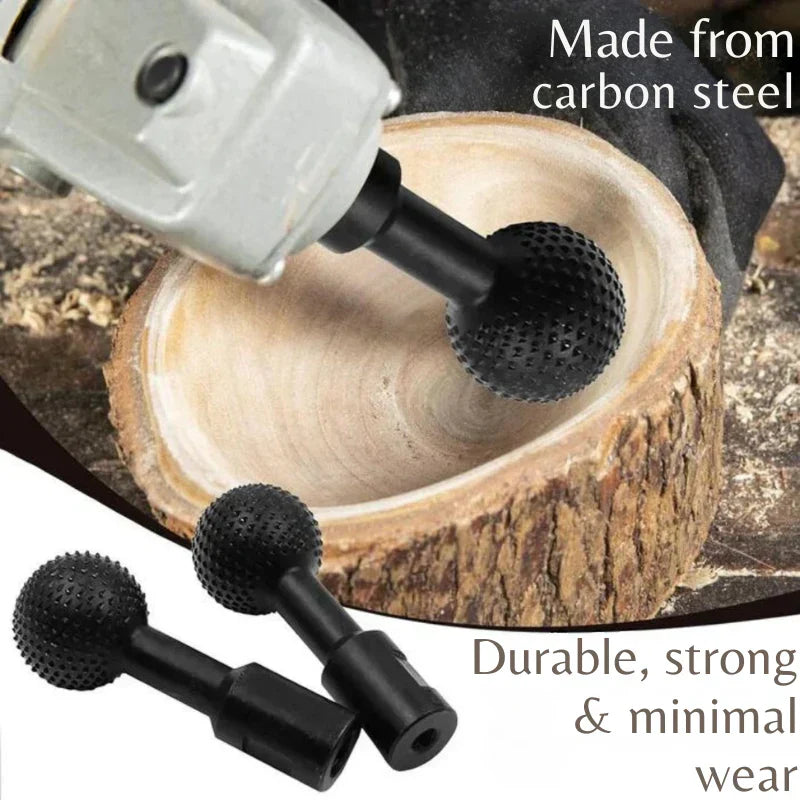 Precision Sphere Wood Shaper for Angle Grinders – Rapid Material Removal