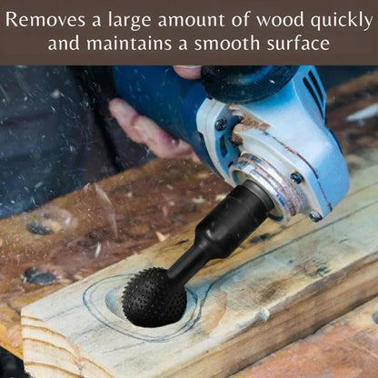 Precision Sphere Wood Shaper for Angle Grinders – Rapid Material Removal