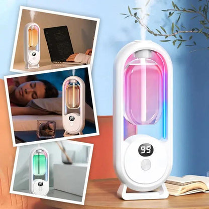 Wireless Aroma Mist Dispenser | Adjustable Scent Diffuser with Mood Lighting