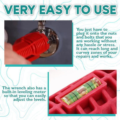 Extended Reach Wrench for Tight Spaces | Effortless Plumbing Solutions