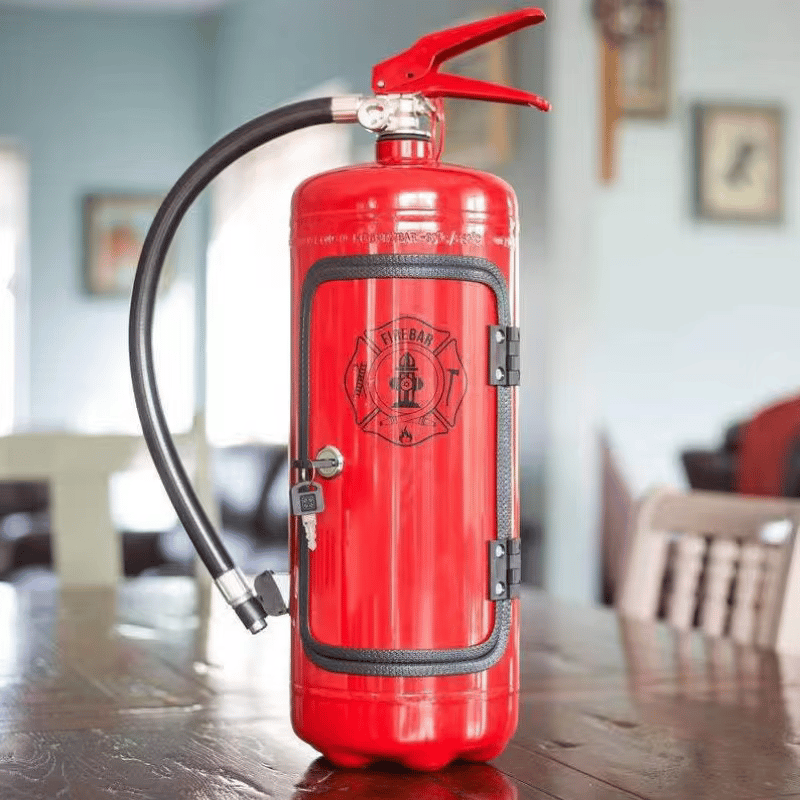 Gift Canister Set with Fire Extinguisher - 'My Cave, My Rules