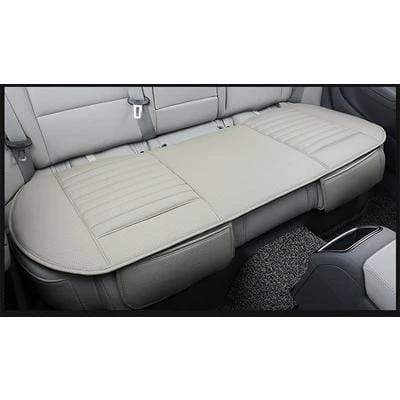 Bamboo Charcoal Car Seat Cushion - Odor Absorbing Leather Design for All Seasons