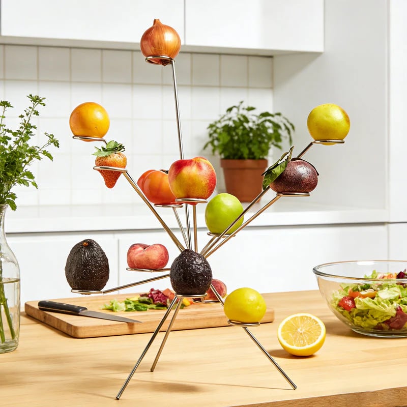 Transform Your Kitchen with Stunning Floating Fruit Displays
