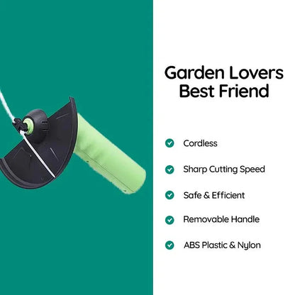 Compact Battery-Powered Weed Trimmer