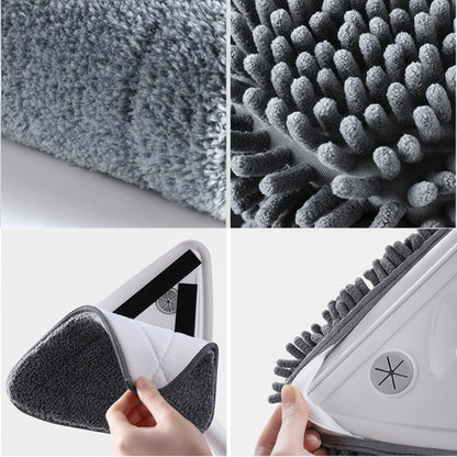 Tri-Head Swivel Mop for Effortless Cleaning in Corners