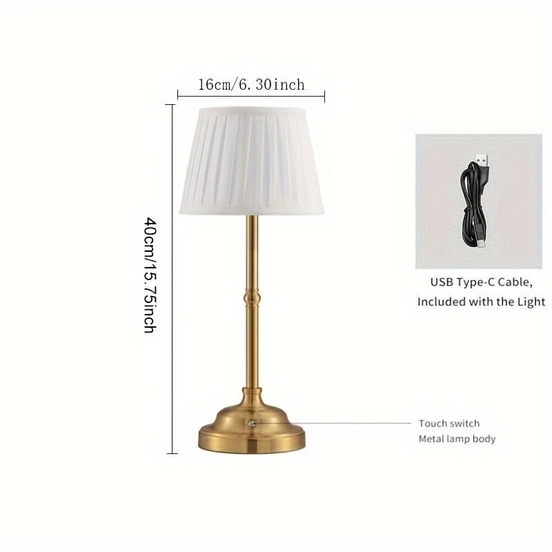 Rechargeable Vintage Style Desk Lamp