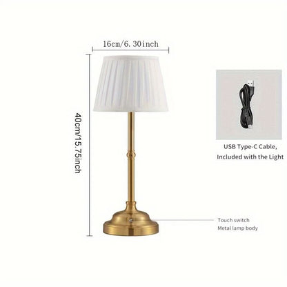 Rechargeable Vintage Style Desk Lamp