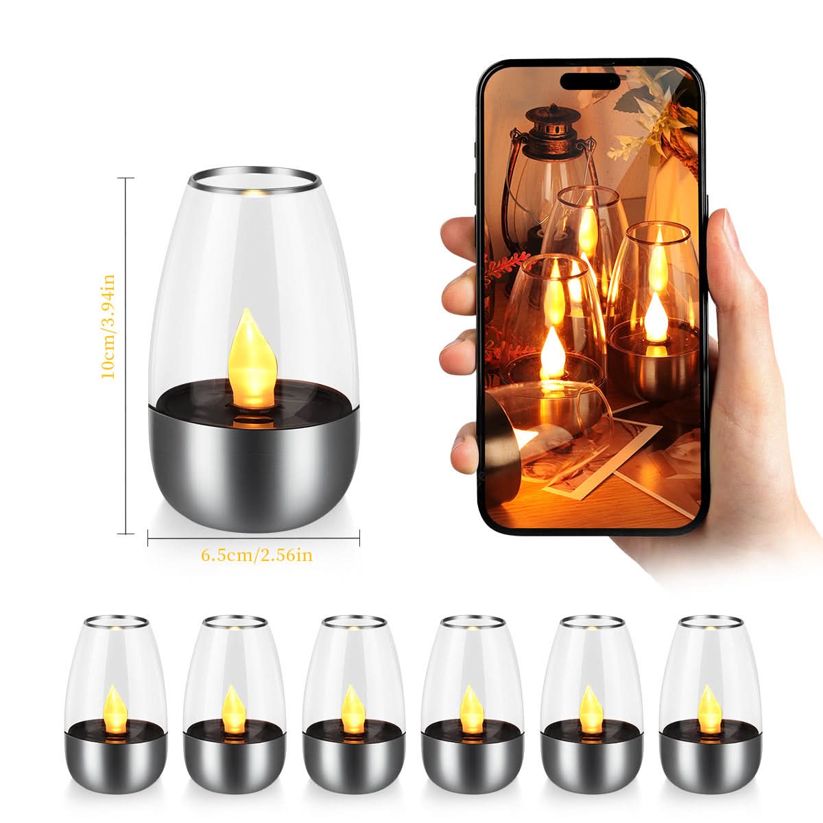 Solar Candle Lights for Warm Ambiance