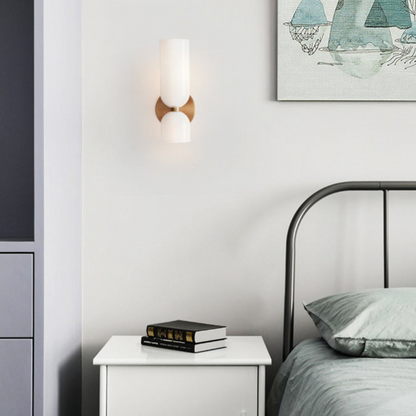 Cylindrical Wall Light Fixture for Contemporary Bedrooms