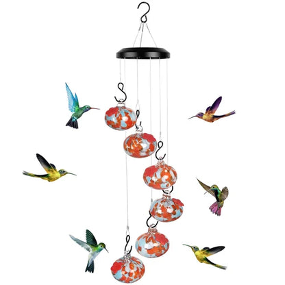 Hummingbird Feeder with Double Design – Durable and Weather-Resistant Wind Chime