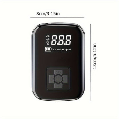 Portable Air Compressor with Digital Display & LED Light