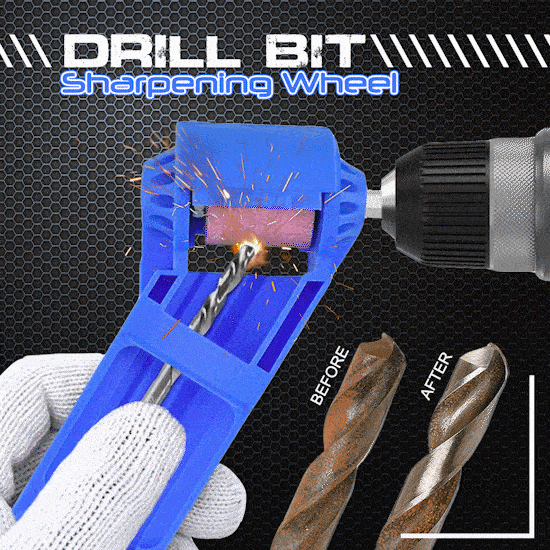 Precision Drill Sharpener for Electric Drills | Compact Tool for Home and Workshop